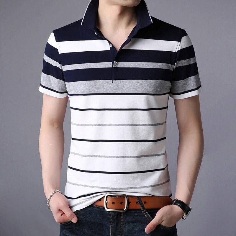 Camisa Polo Masculina Listrada France - Manfine