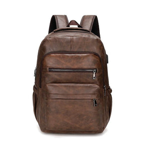 Mochila de Couro Masculina Logan - Manfine