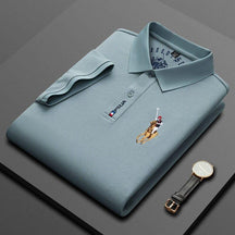 Camisa Polo Masculina Elegance - Manfine