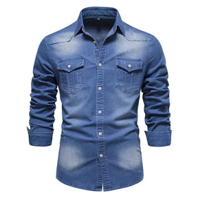 Camisa Jeans Masculina - Constantine