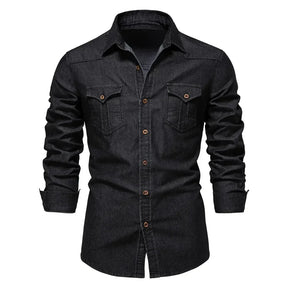 Camisa Jeans Masculina - Constantine