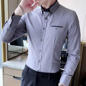 Camisa Social Manga Longa SlimFit - Manfine