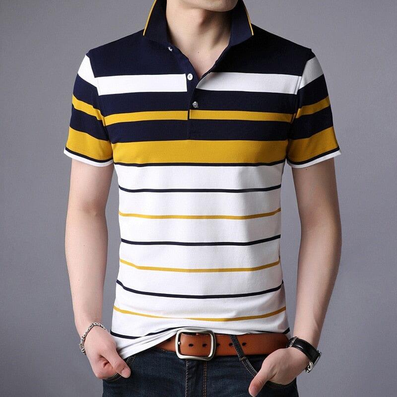 Camisa Polo Masculina Listrada France - Manfine