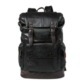 Mochila de Couro Masculina Brainly - Manfine