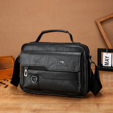 Bolsa de Couro Masculina Transversal Moderna - Manfine