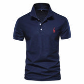 Camisa Polo Denim - Manfine