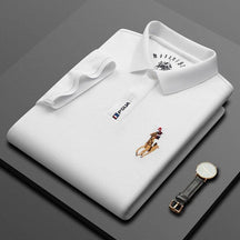 Camisa Polo Masculina Elegance - Manfine