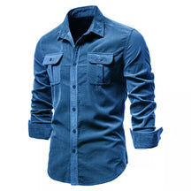 Camisa Slim Veludo Masculina - Serenity