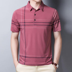 Camisa Polo Listrada - Elegante - Manfine