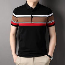 Camisa Polo Masculina Listrada Hombre - Manfine