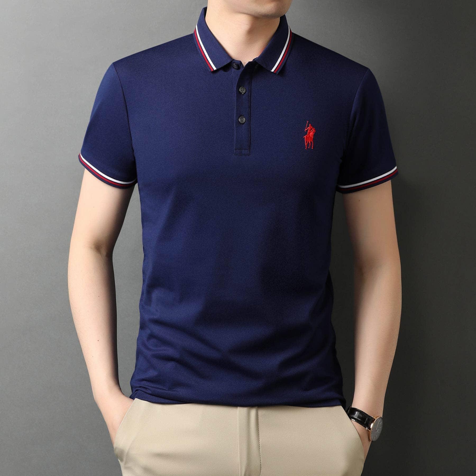 Camisa Polo Lisa Classic - Manfine