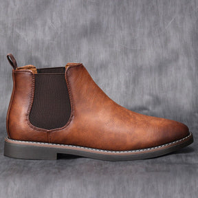 Bota Masculina de Couro com Palmilha Comfort - Madrid - Manfine