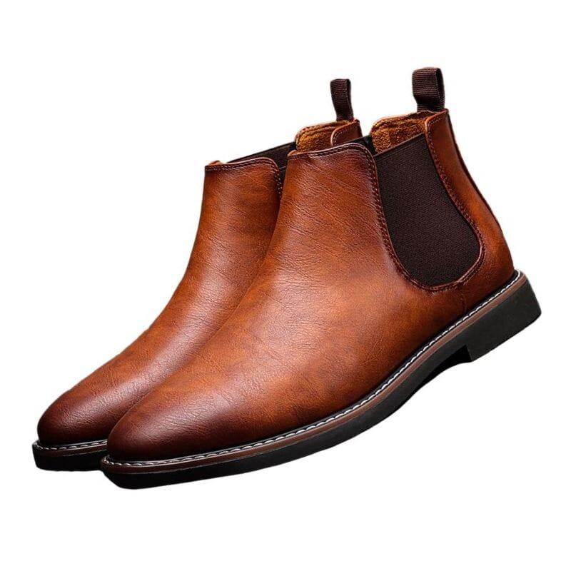 Bota Masculina de Couro com Palmilha Comfort - Madrid - Manfine