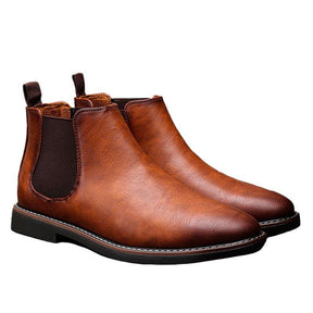 Bota Masculina de Couro com Palmilha Comfort - Madrid - Manfine