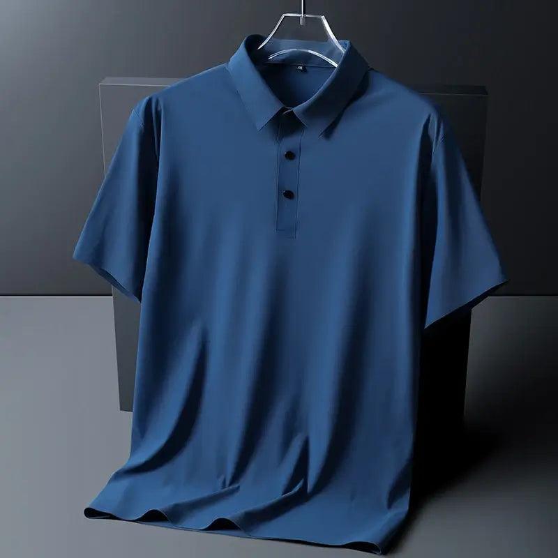 Camisa Polo Premium em Seda Gelo | Elegância e Exclusividade - Manfine