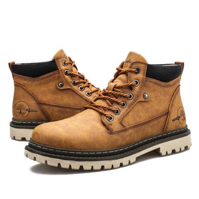 Bota Masculina de Couro Belgic