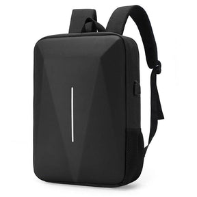 Mochila Executiva Minimal - Notebook 15`, Impermeável, Porta USB e Trava TSA - Manfine