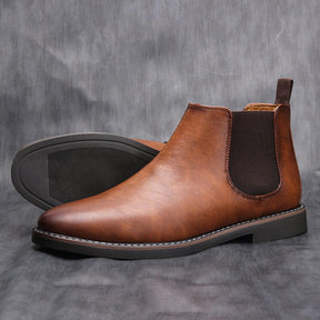 Bota Masculina de Couro com Palmilha Comfort - Madrid - Manfine